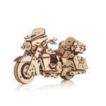 Деревянный механический 3D пазл «Байк»