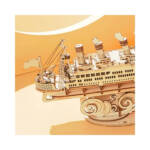 Деревянный 3D конструктор «Круизный лайнер», корма