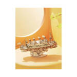 Деревянный 3D конструктор «Круизный лайнер», интерьер