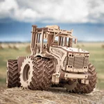 Деревянный механический 3D-пазл «Кировец K-7M», на сене