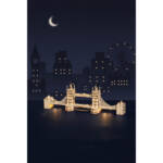 Деревянный 3D конструктор «Тауэрский мост», ночь