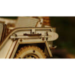 Деревянный 3D конструктор "Армейский джип", лопата детально