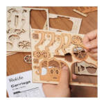 3D деревянный конструктор "Карета", сборка