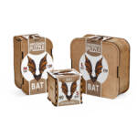 Деревянный пазл «Летучая мышь», коробка размеры