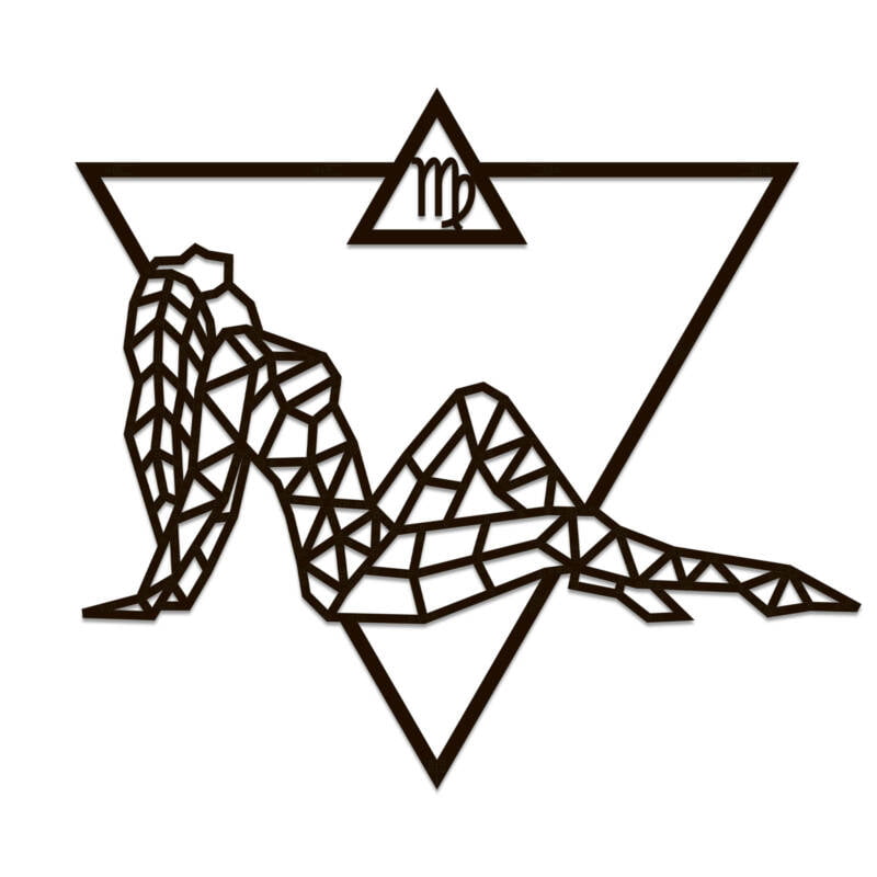 Знак зодиака многоугольный пазл "Дева"