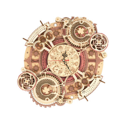 3D пазл "Настенные часы со знаками Зодиака и календарем"