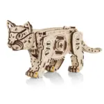 Механический деревянный 3D пазл «Котёнок»