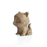 Деревянный 3D-пазл копилка «Котенок», правый бок