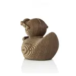 Деревянный 3D-пазл копилка «Утка», обратная сторона