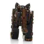 Механический деревянный 3D-пазл «Котёнок черный», вид сзади