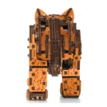 Механический деревянный 3D-пазл «Котёнок рыжий», вид сзади