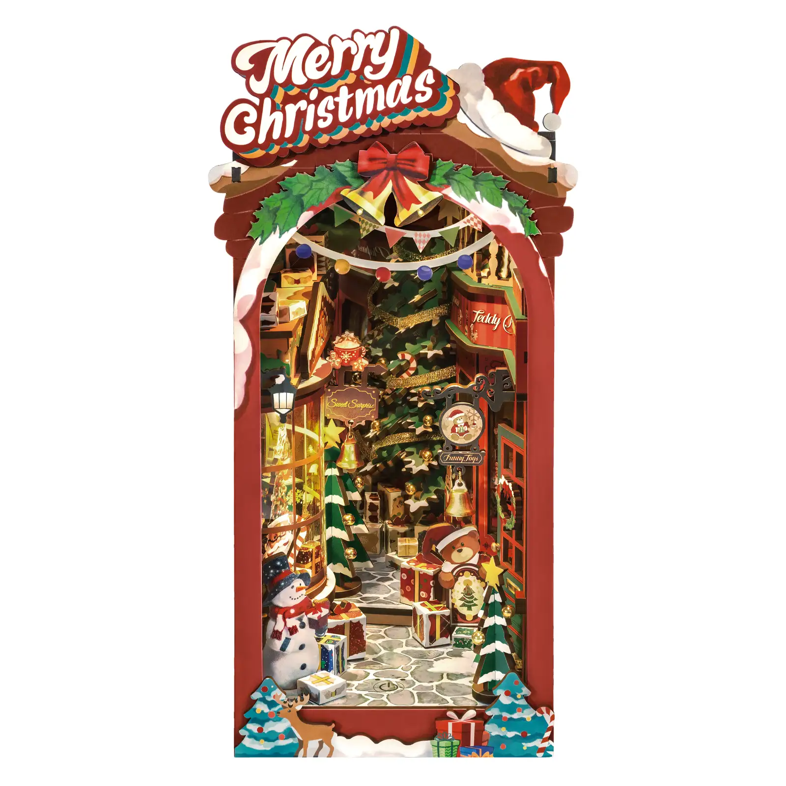 3D пазл история в книге «Рождественский домик»